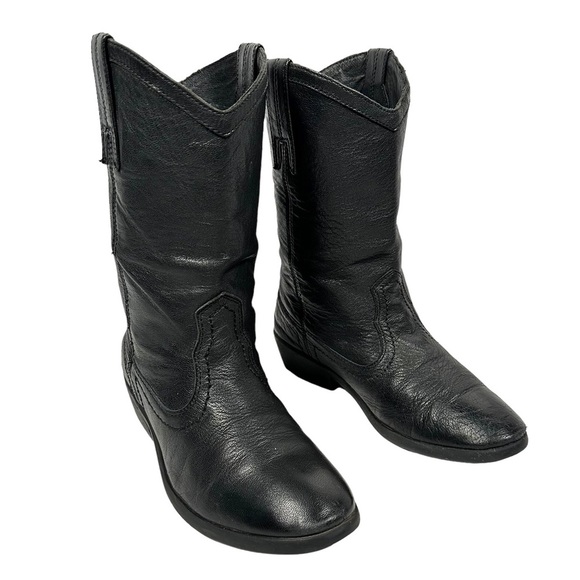 FRYE Billy Short Leather Boots - Picture 2 of 11